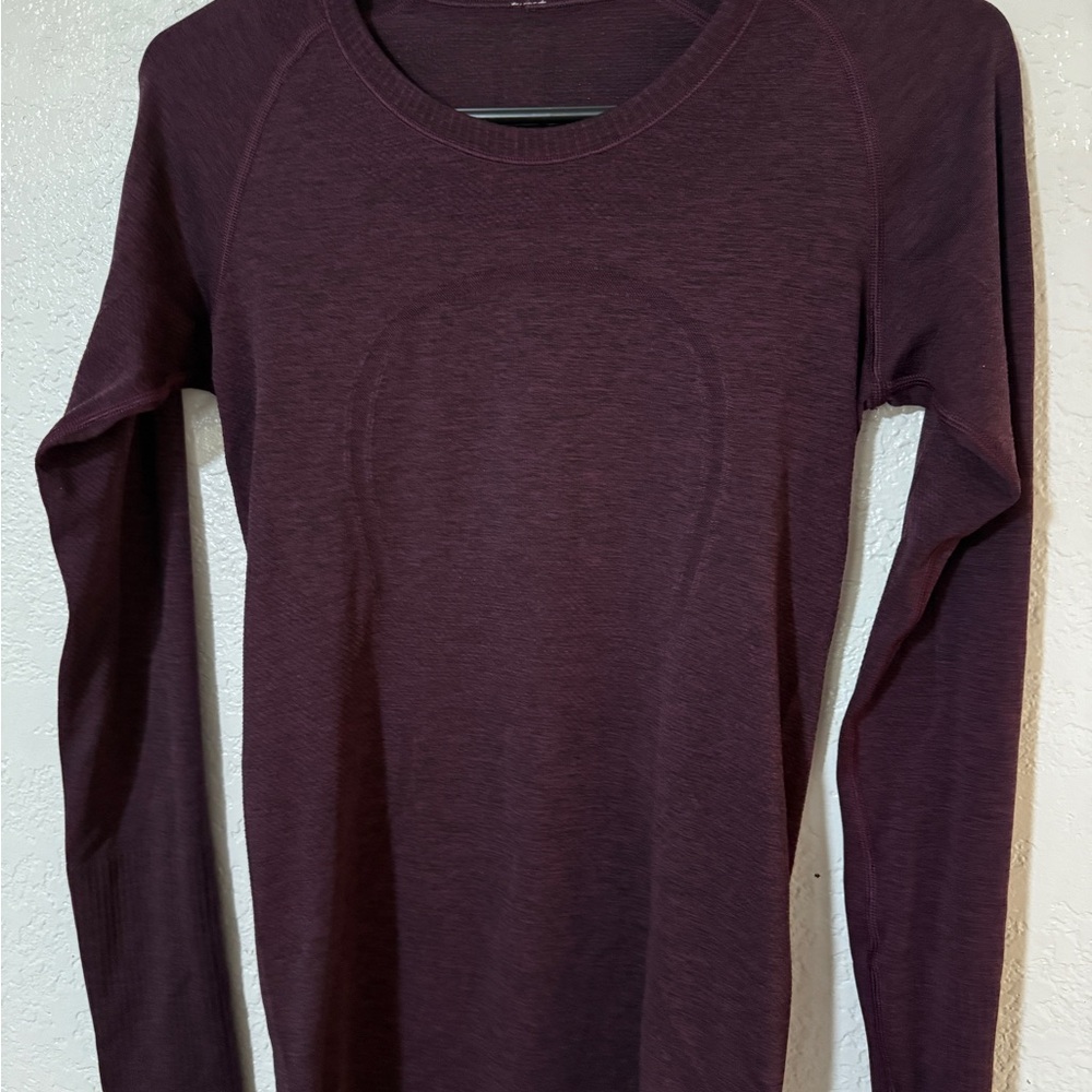 lululemon athletica Deep Purple Long Sleeve Top